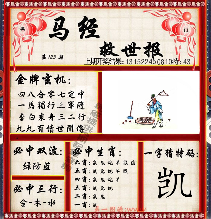 马经救世报 第123期