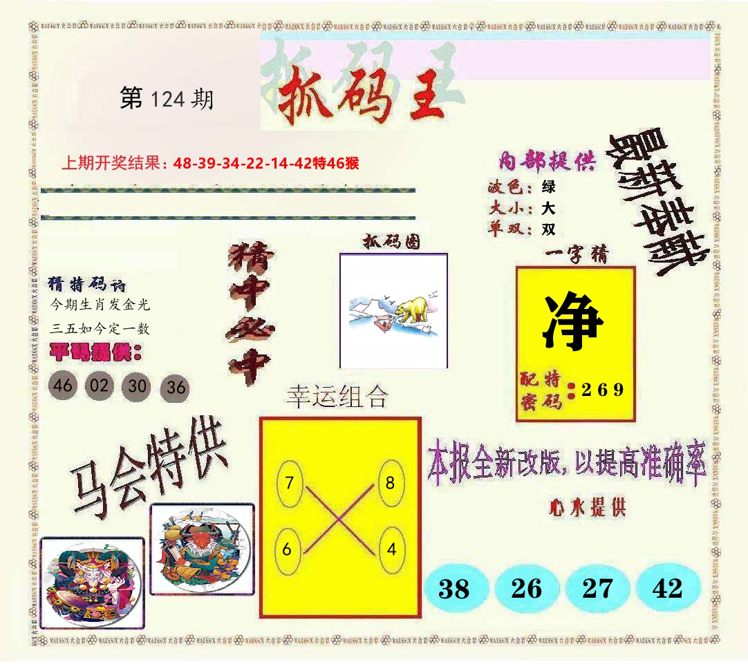 抓码王 第124期