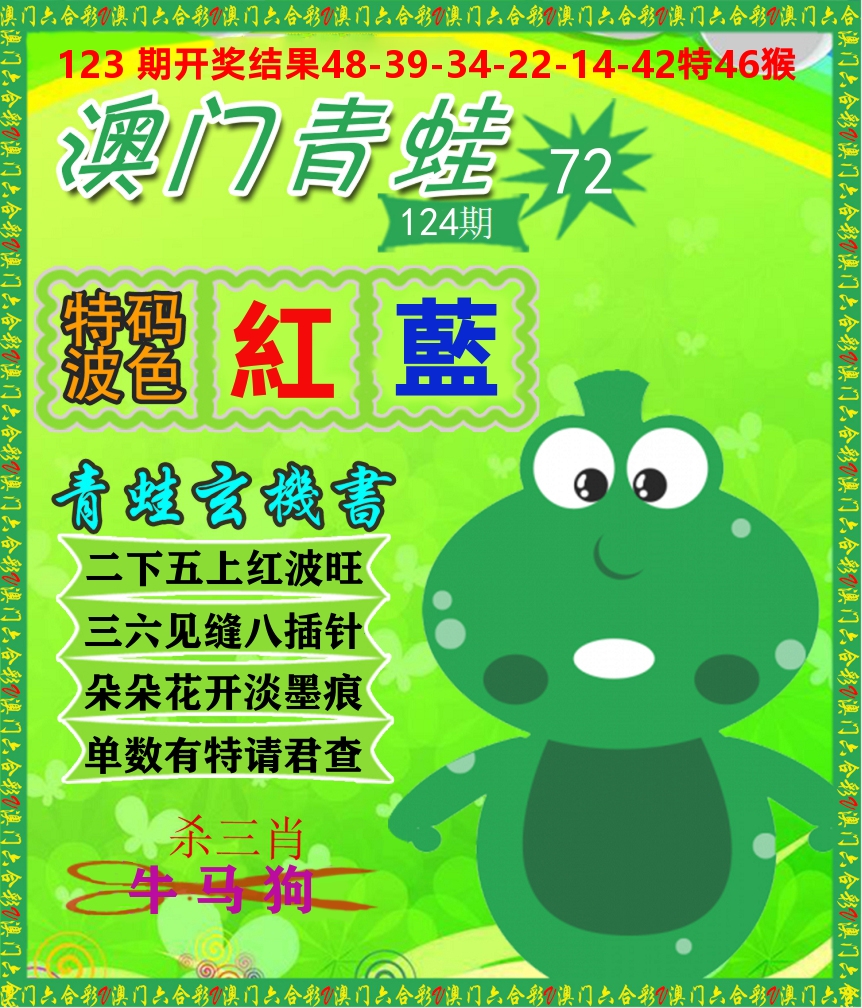 青蛙系列72 第124期