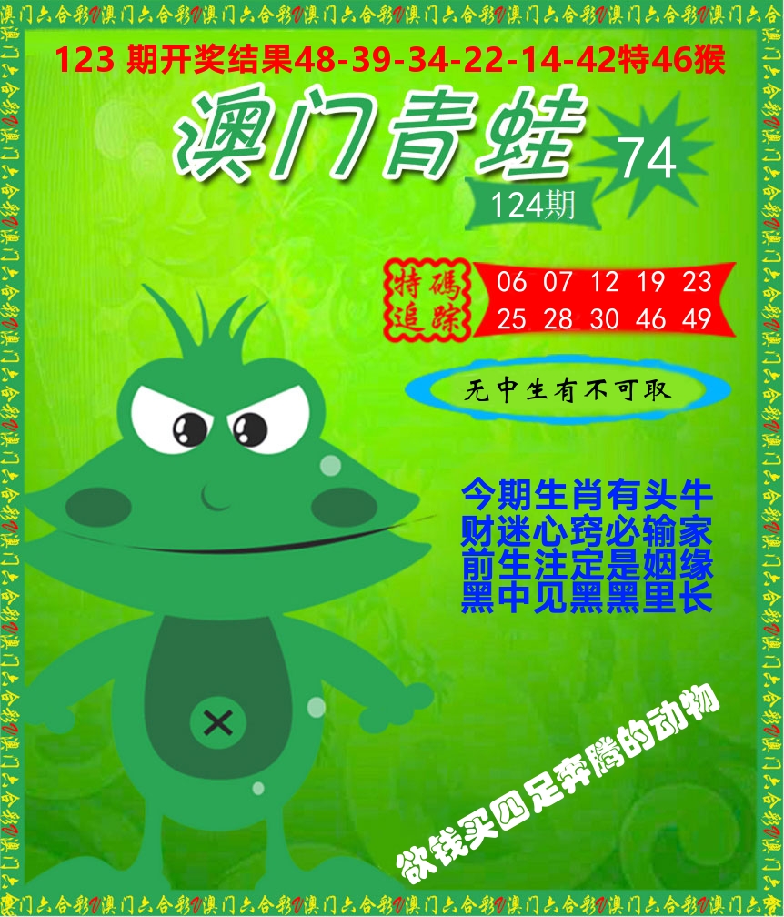 青蛙系列74 第124期