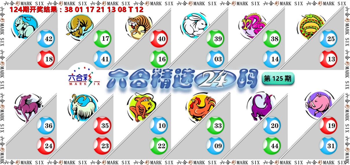 六合精选24码 第125期