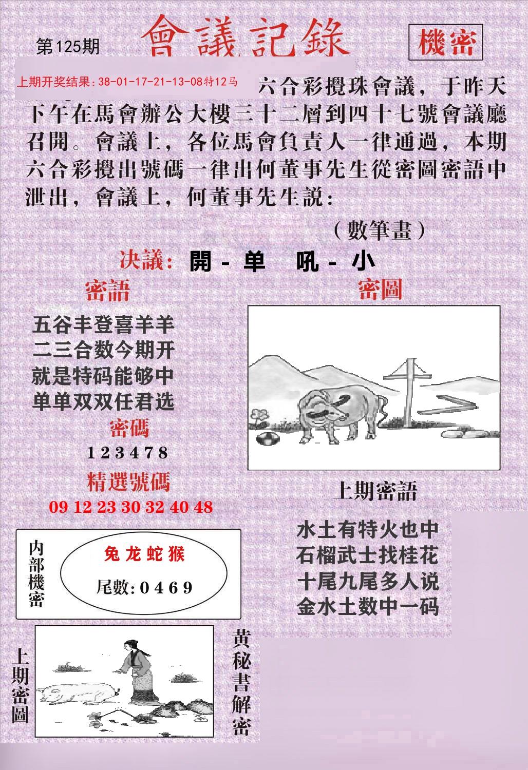 会议记录 第125期