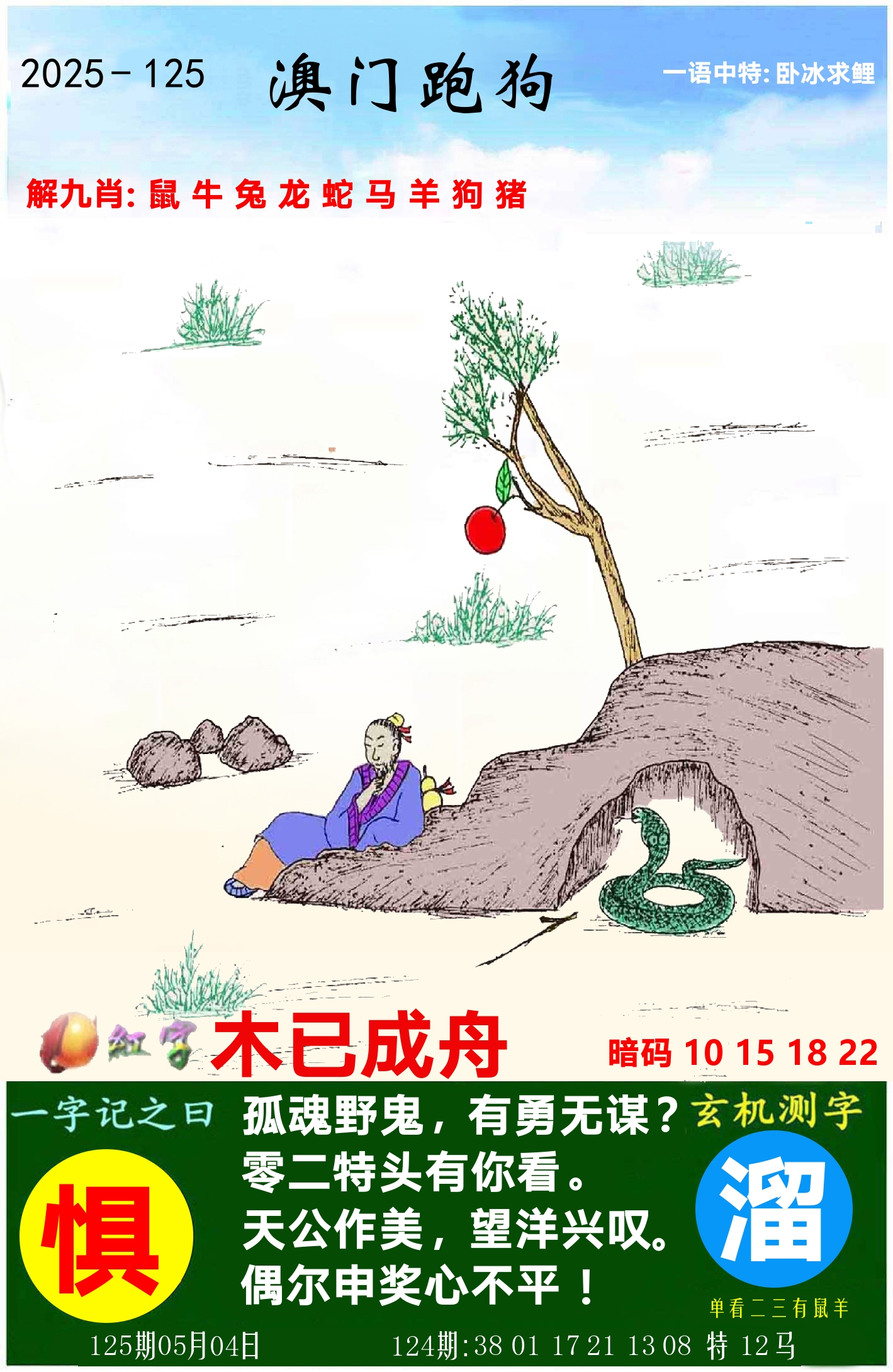 澳门跑狗图 第125期