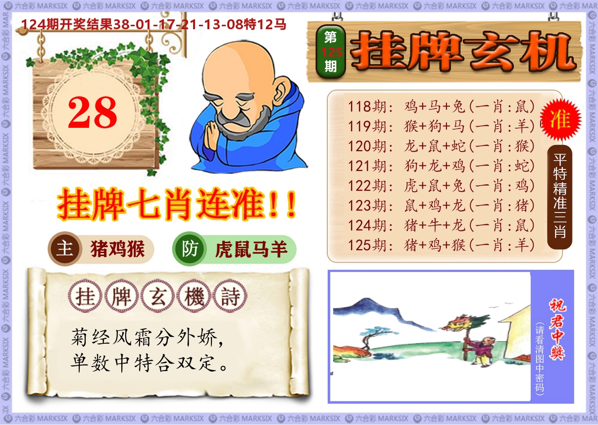 澳门挂牌玄机 第125期