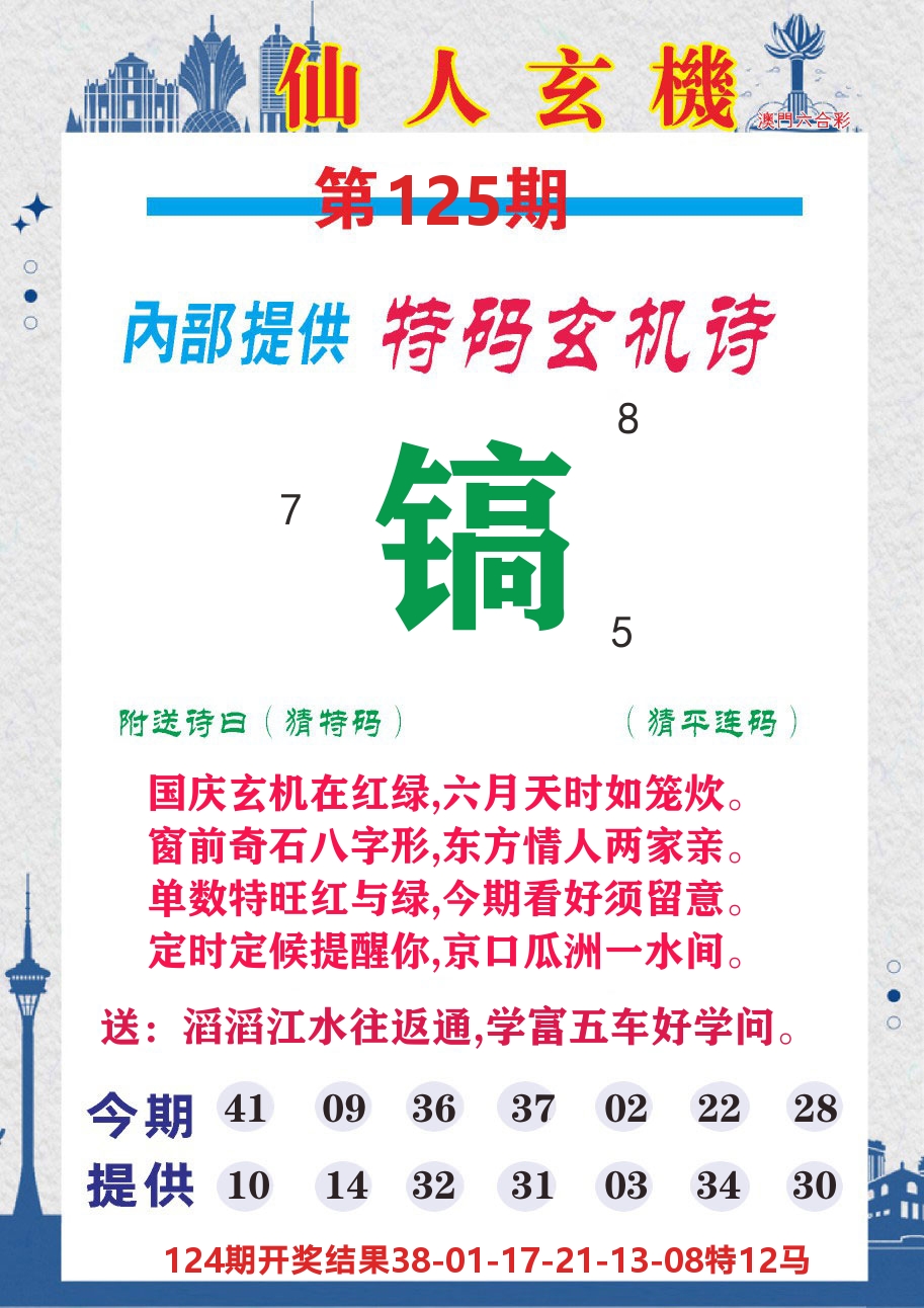 澳门钱多多D 第125期