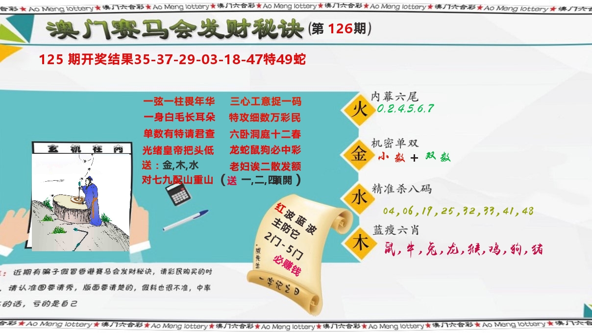 发财秘诀 第126期