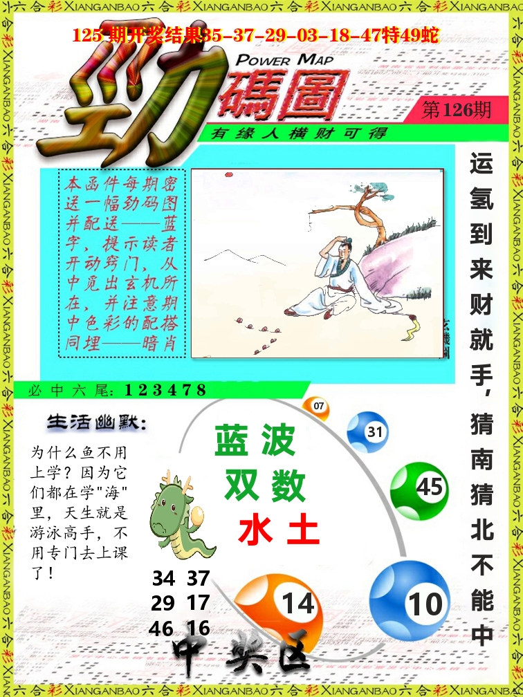 劲码图 第126期