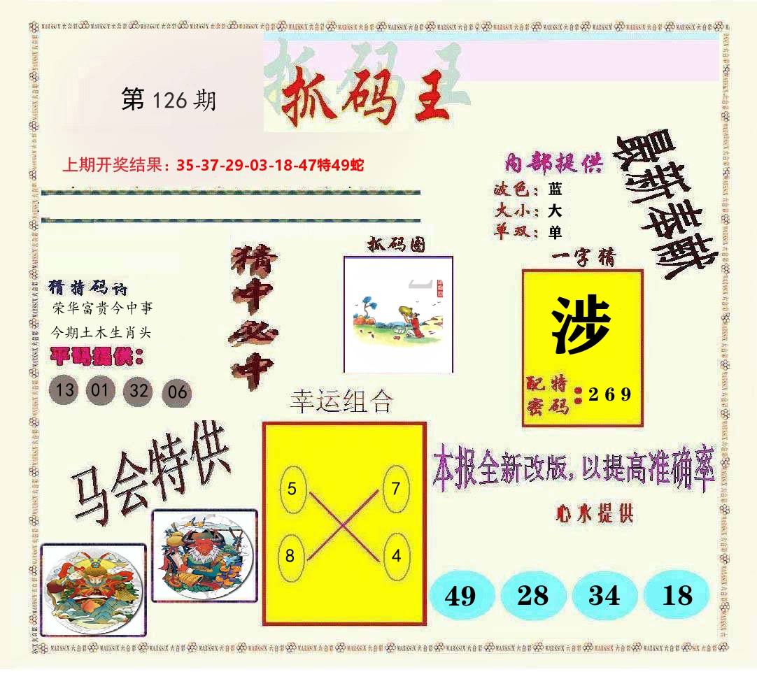 抓码王 第126期