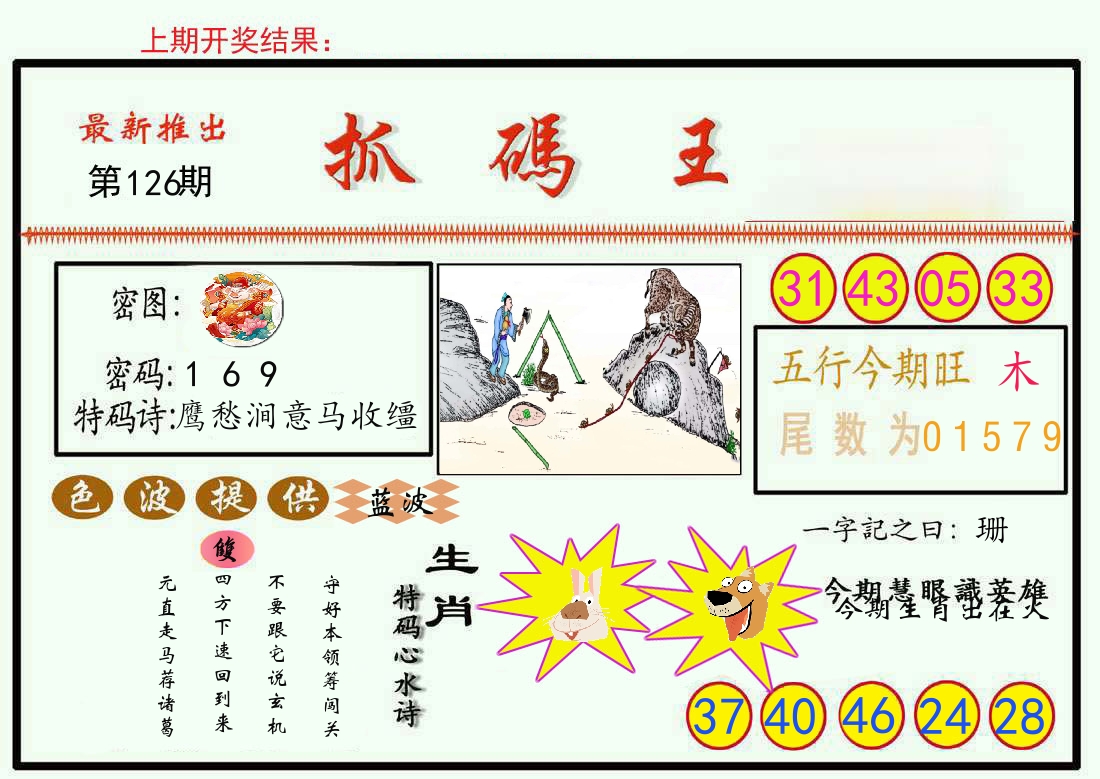 最新抓码王 第126期