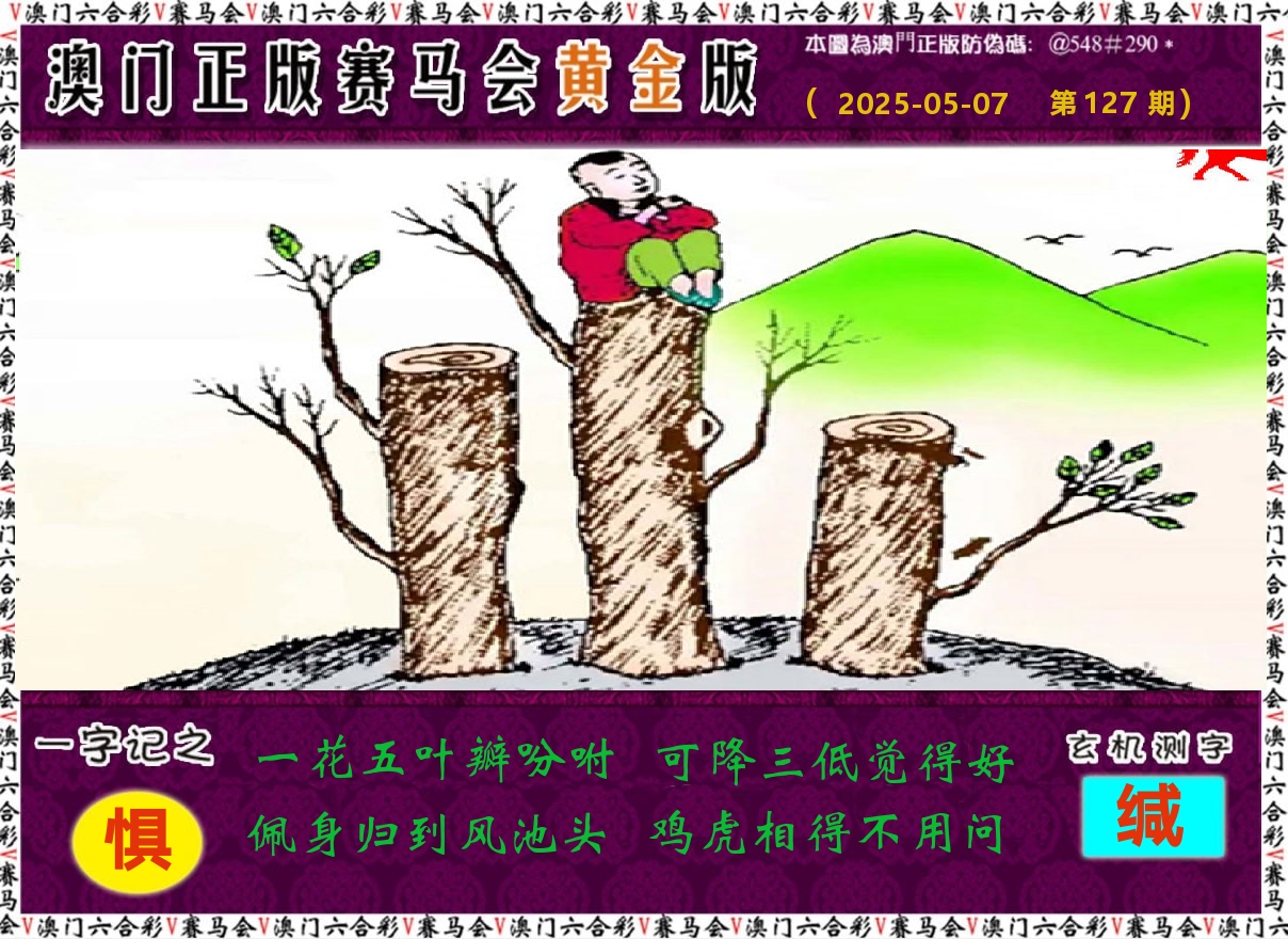赛马会黄金版 第127期