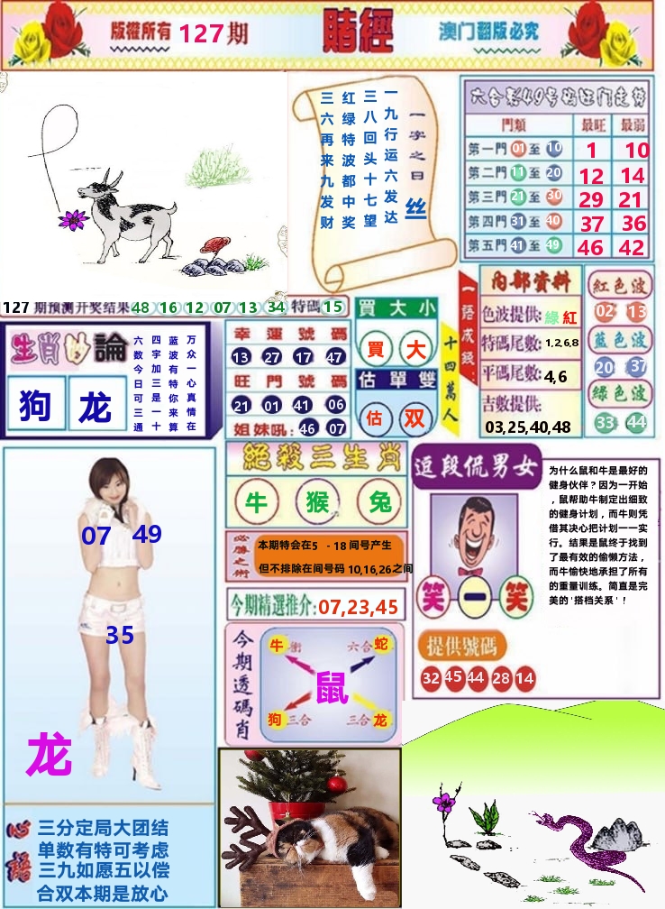 澳门赌经 第127期