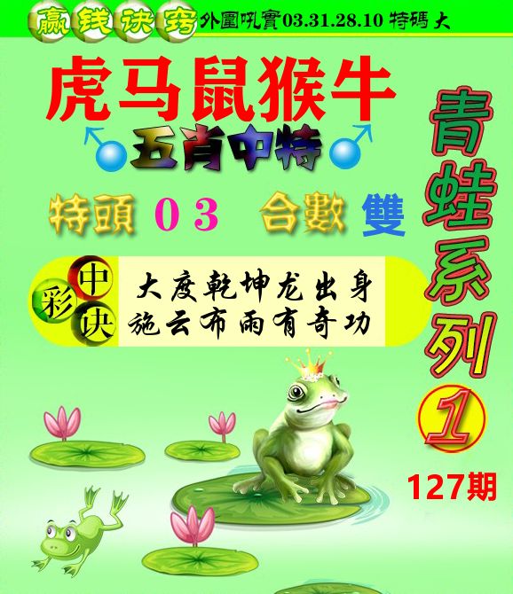 青蛙彩图 第127期
