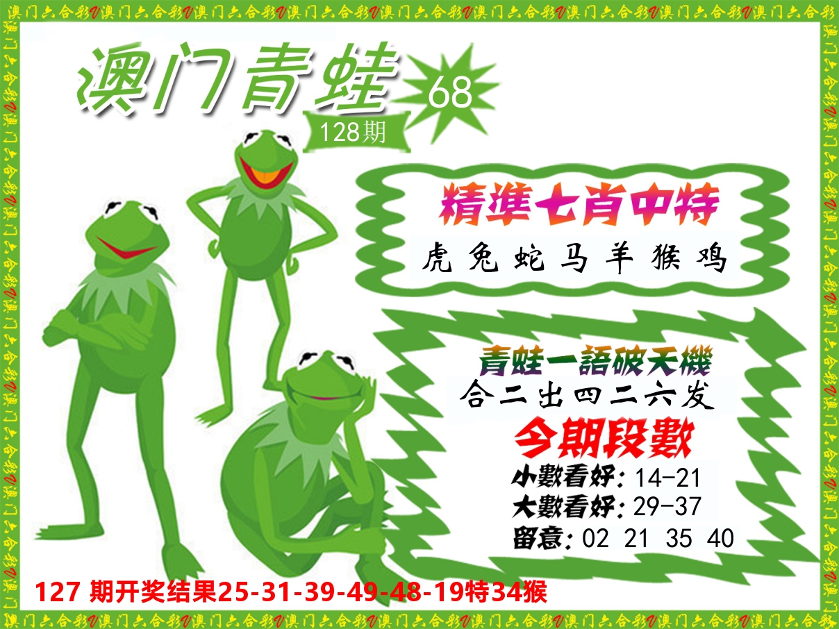 青蛙系列68 第128期