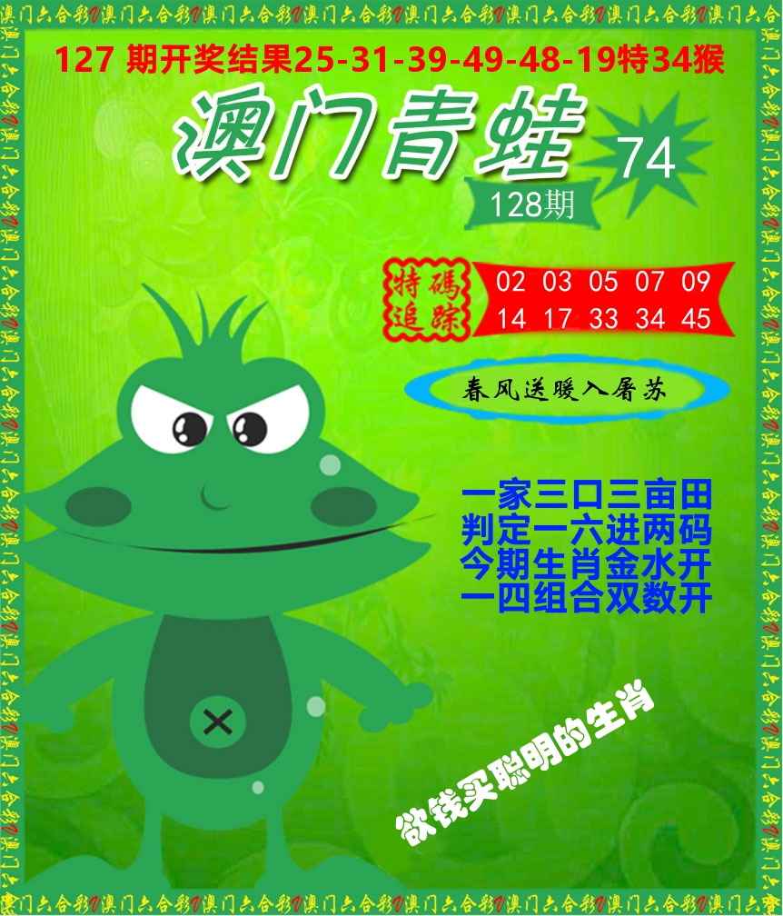 青蛙系列74 第128期