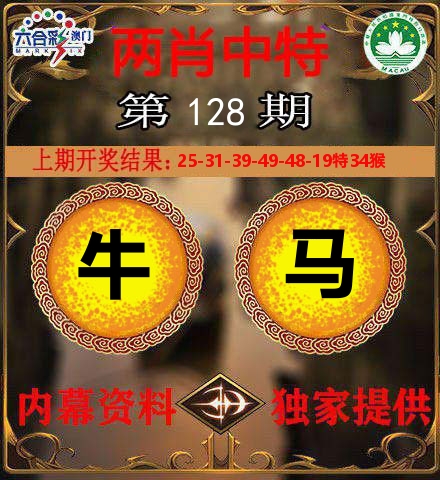 两肖中特 第128期