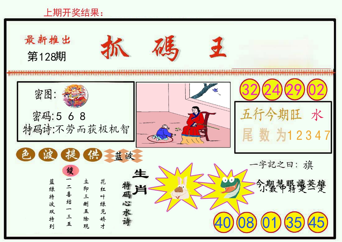 最新抓码王 第128期