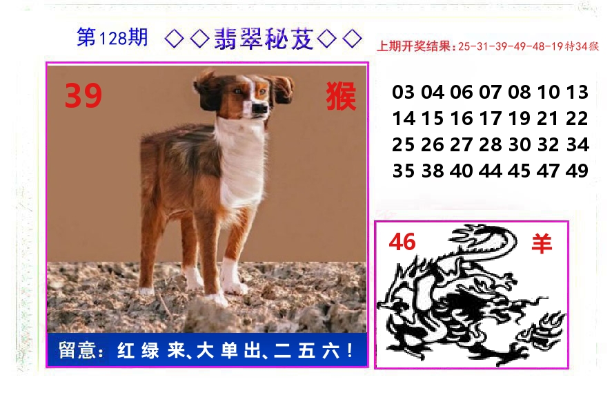 翡翠秘芨 第128期
