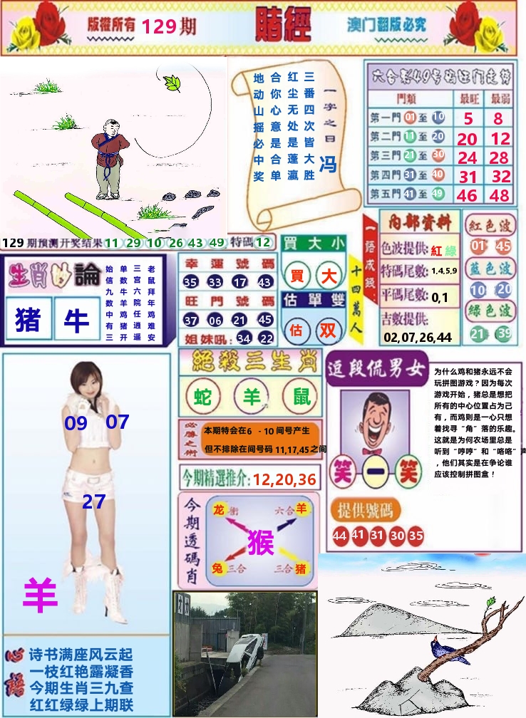 澳门赌经 第129期