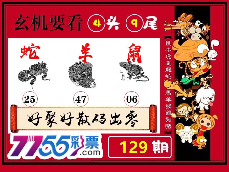 玄机要看 第129期