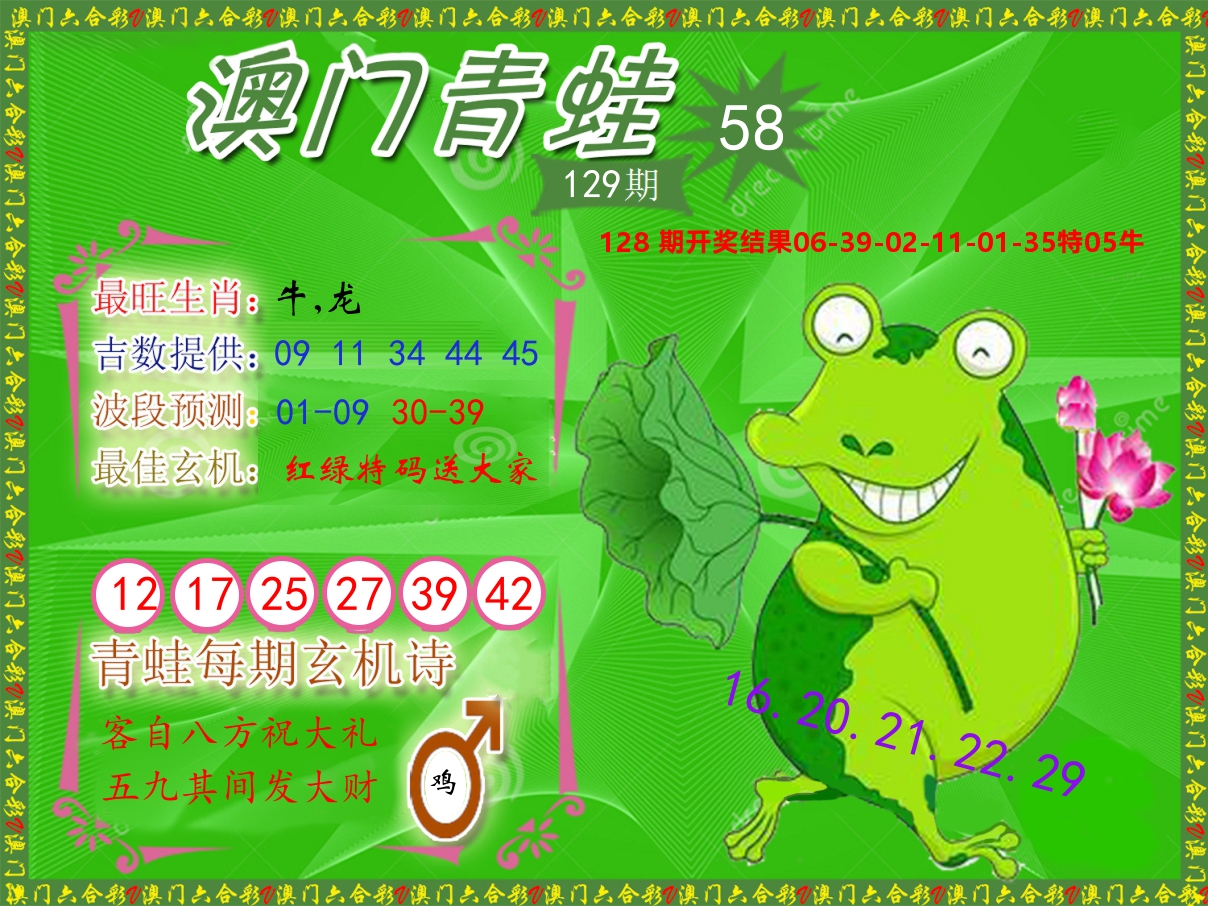 青蛙系列58 第129期