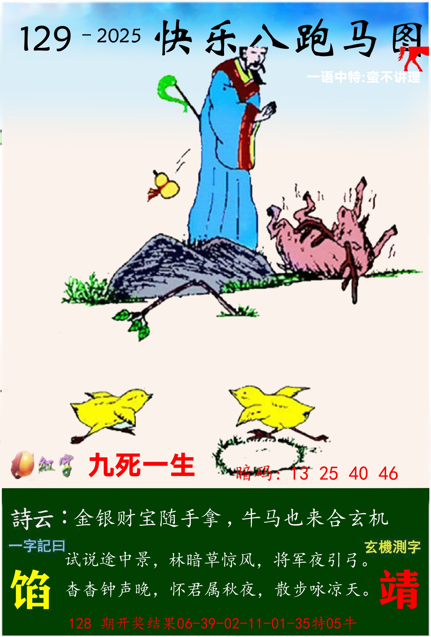 澳门跑马 第129期