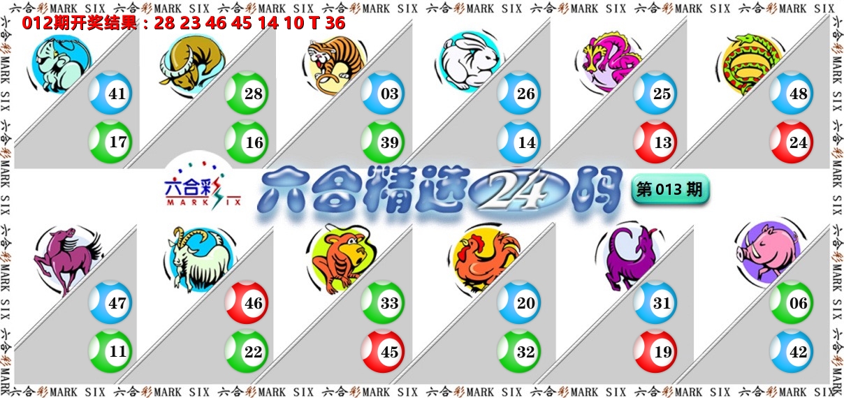 六合精选24码 第13期