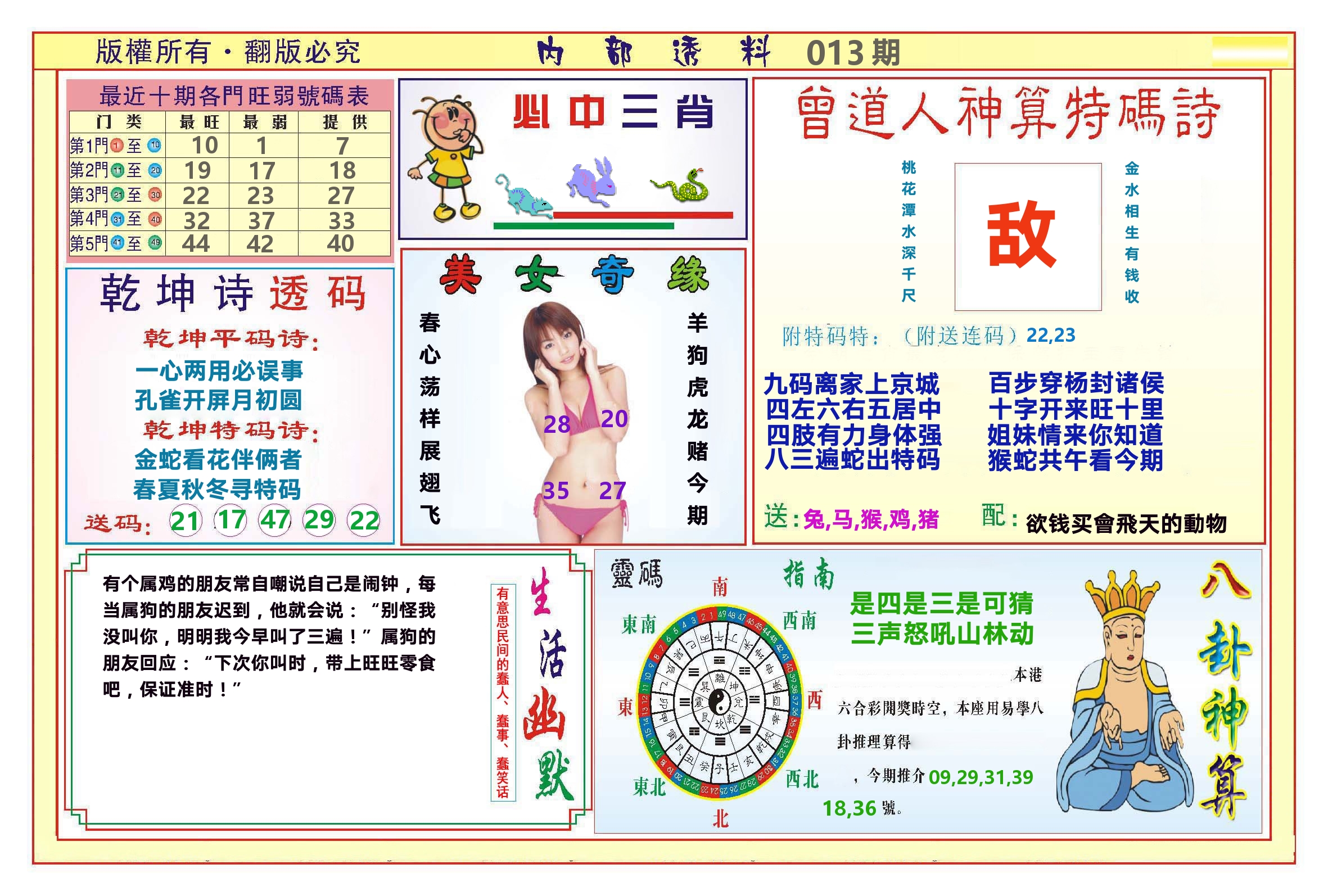 澳门内部透料B 第13期