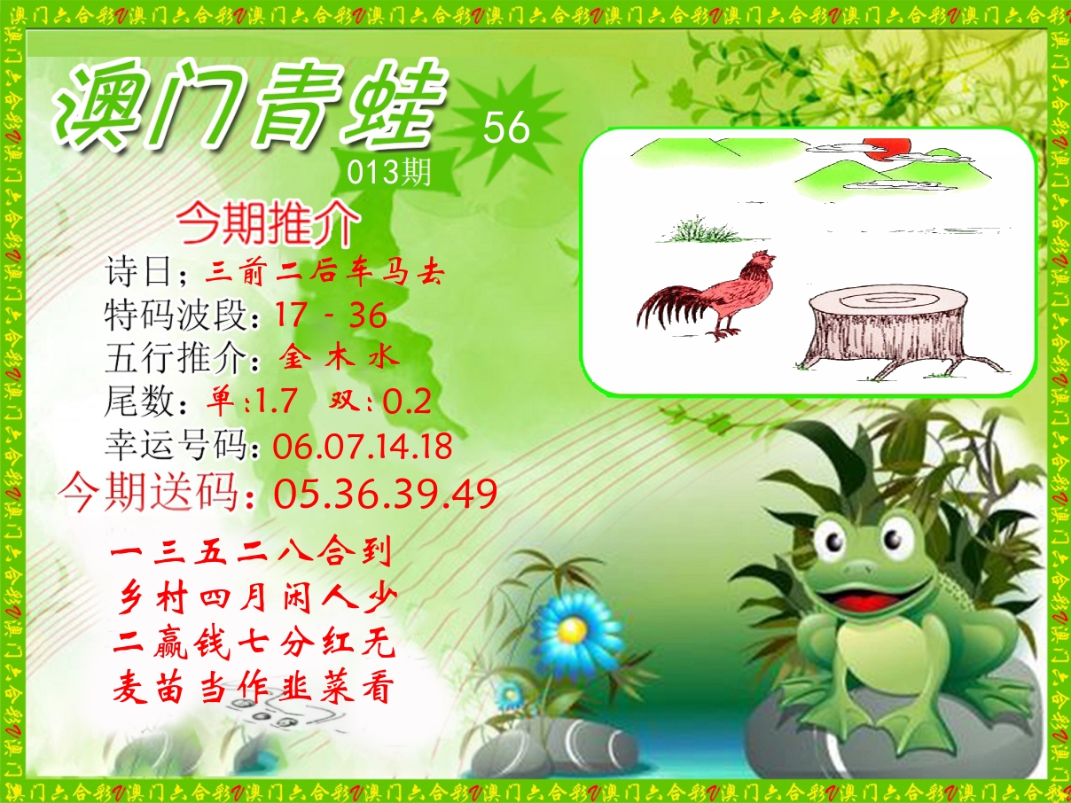青蛙系列56 第13期