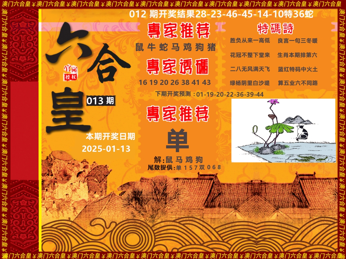 六合皇系列 第13期