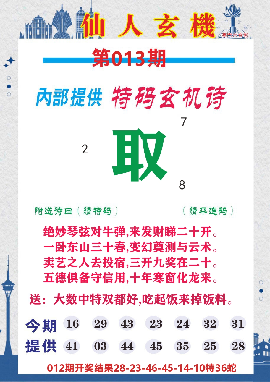 澳门钱多多D 第13期