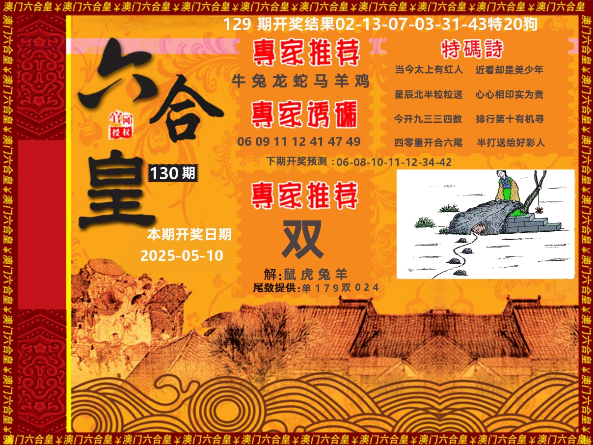 六合皇系列 第130期