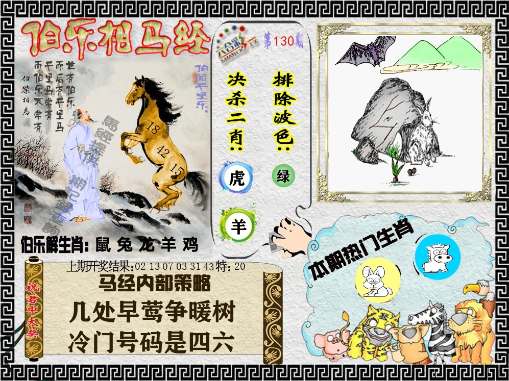 伯乐相马经 第130期