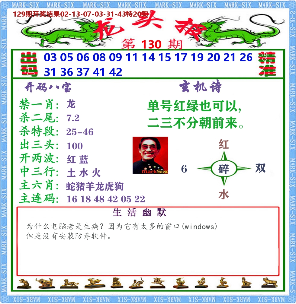 澳门龙头报 第130期