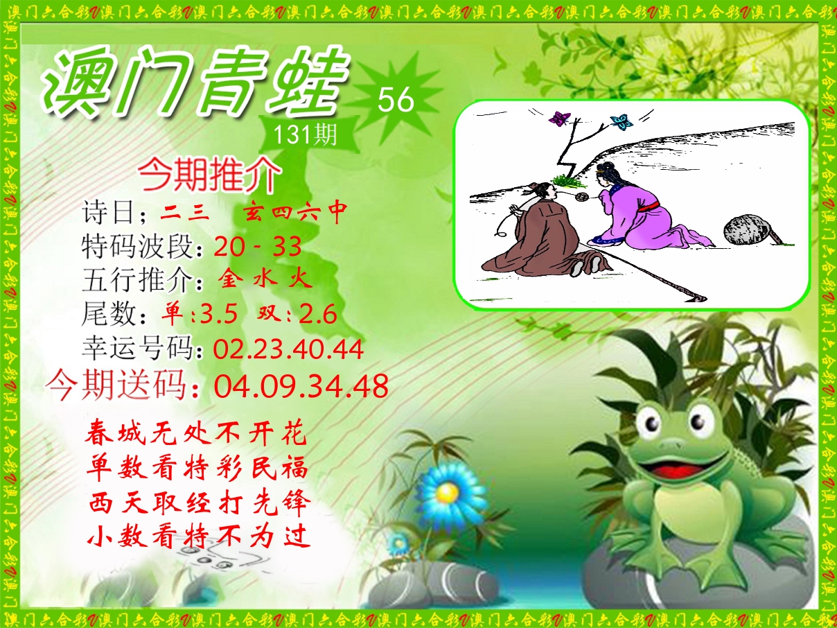 青蛙系列56 第131期
