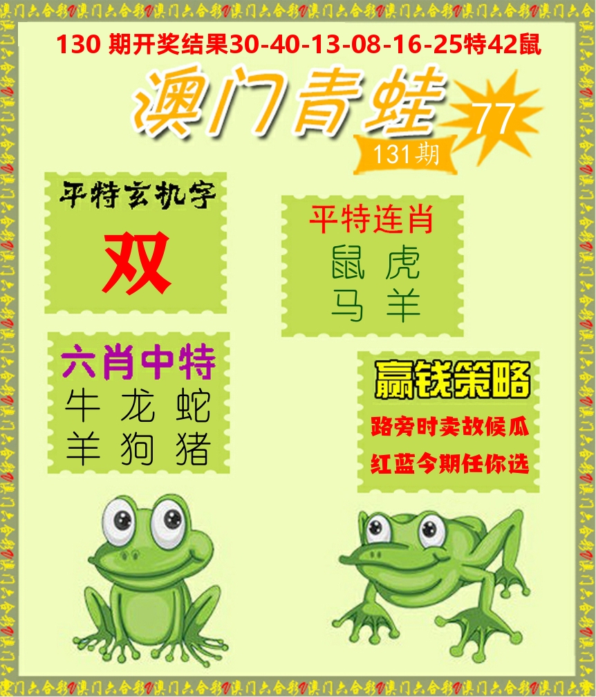 青蛙系列77 第131期
