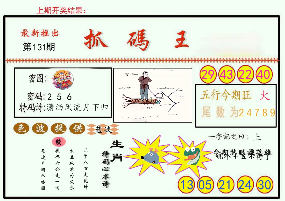 最新抓码王 第131期