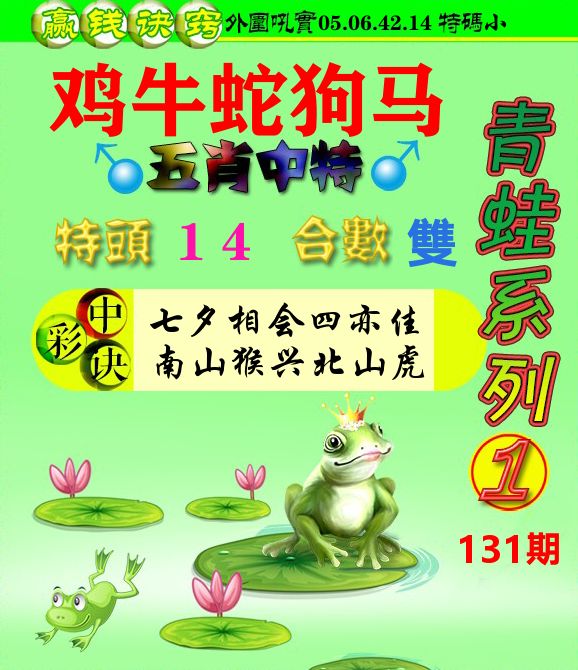 青蛙彩图 第131期