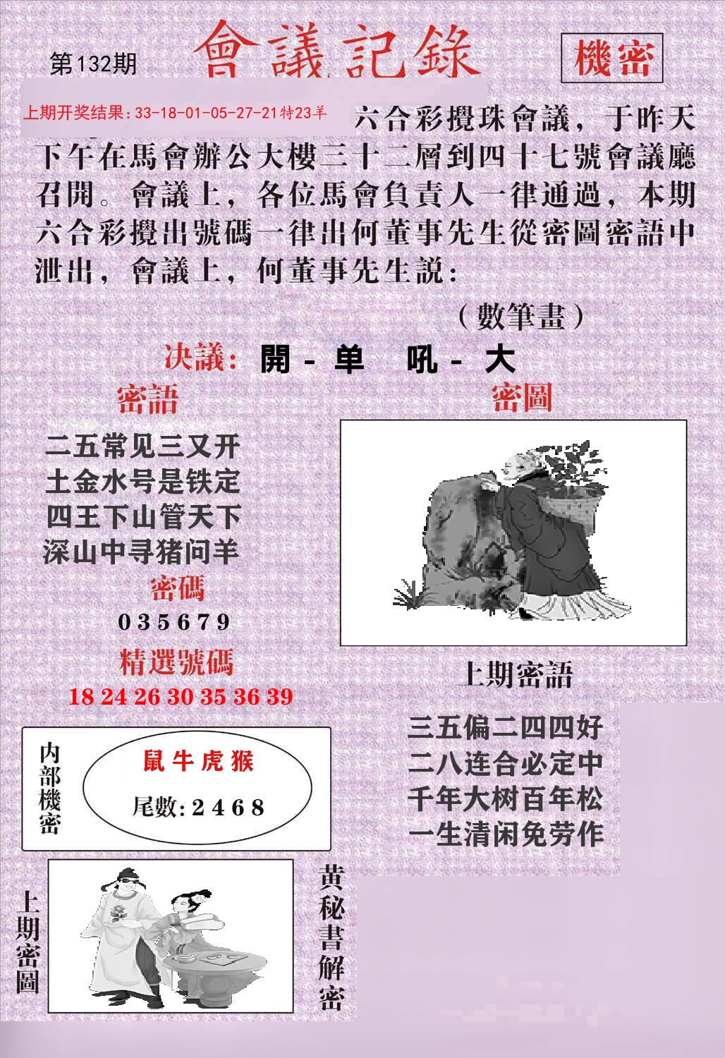 会议记录 第132期