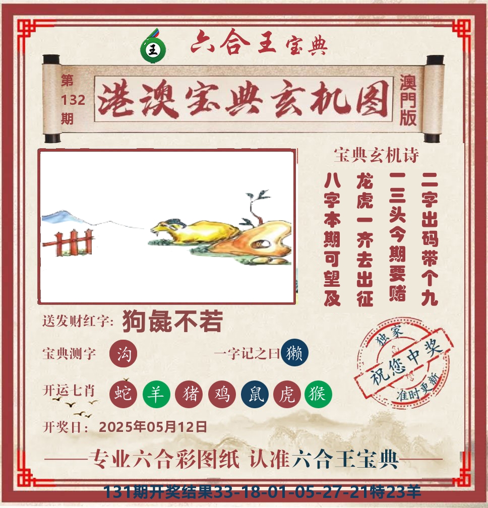 六合王宝典玄机 第132期