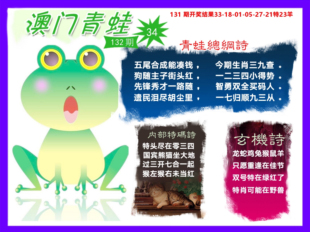 青蛙系列34 第132期