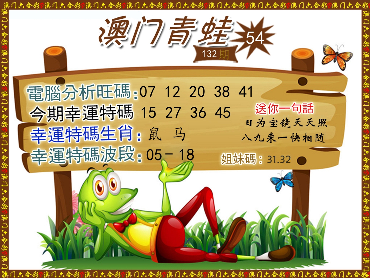 青蛙系列54 第132期