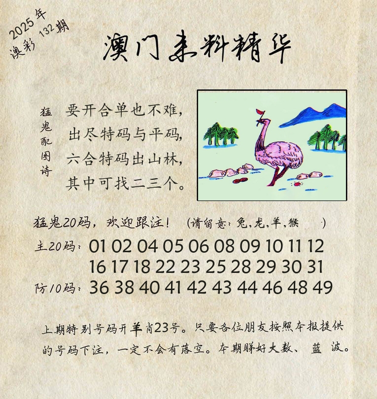 精华来料 第132期