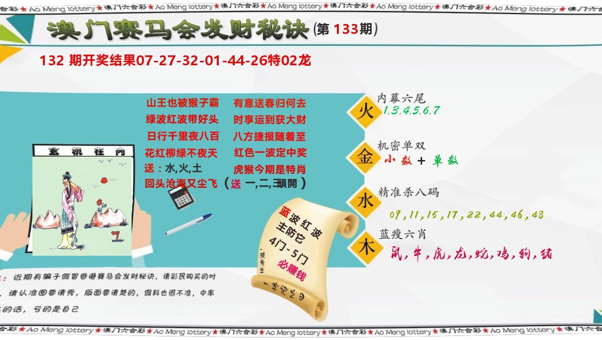 发财秘诀 第133期