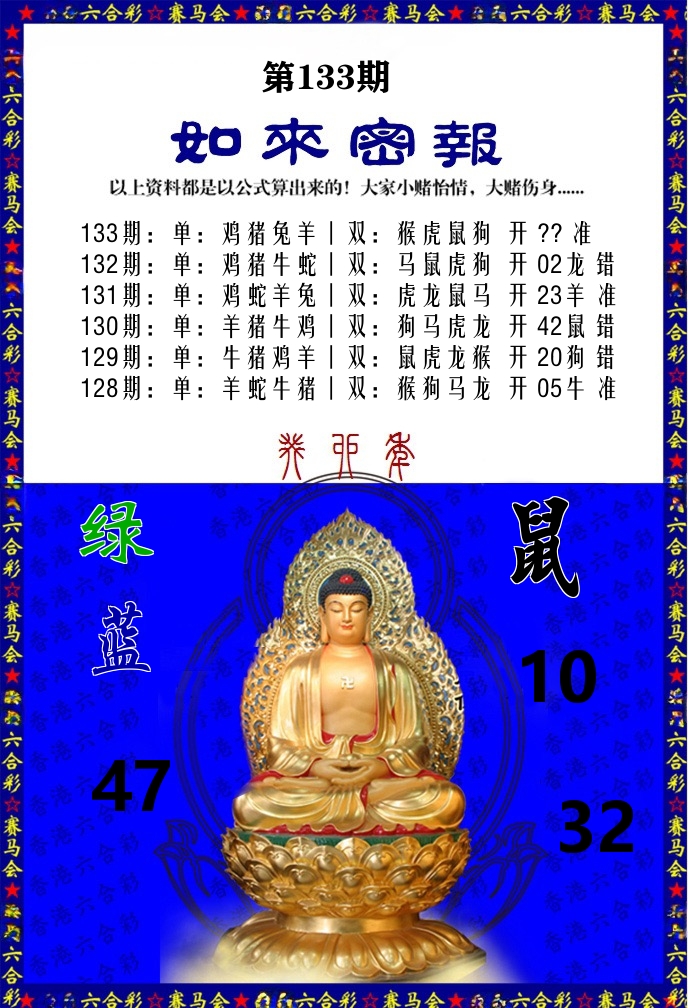 如来密报 第133期