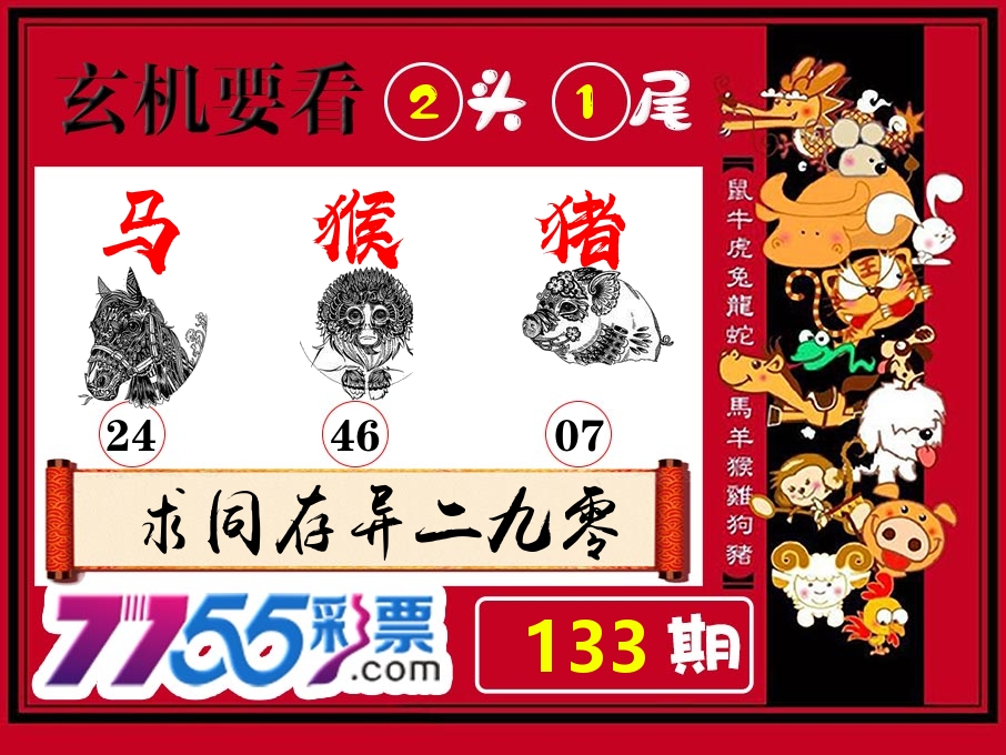 玄机要看 第133期