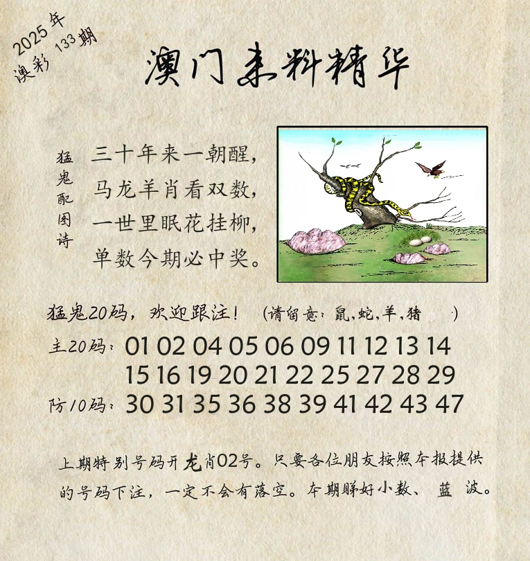 精华来料 第133期