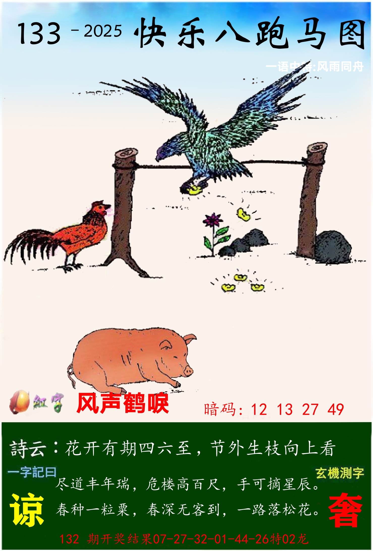 澳门跑马 第133期
