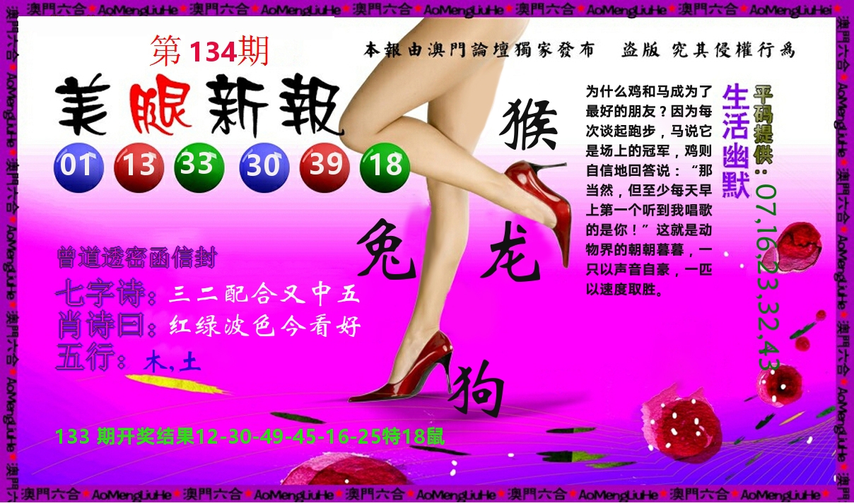 美腿新报 第134期