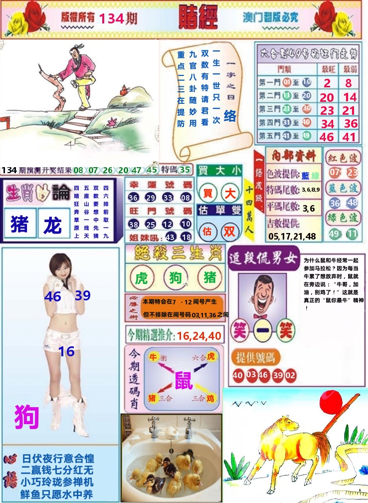 澳门赌经 第134期