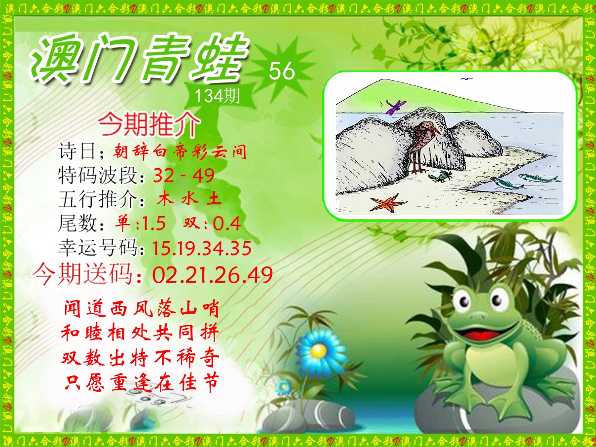 青蛙系列56 第134期